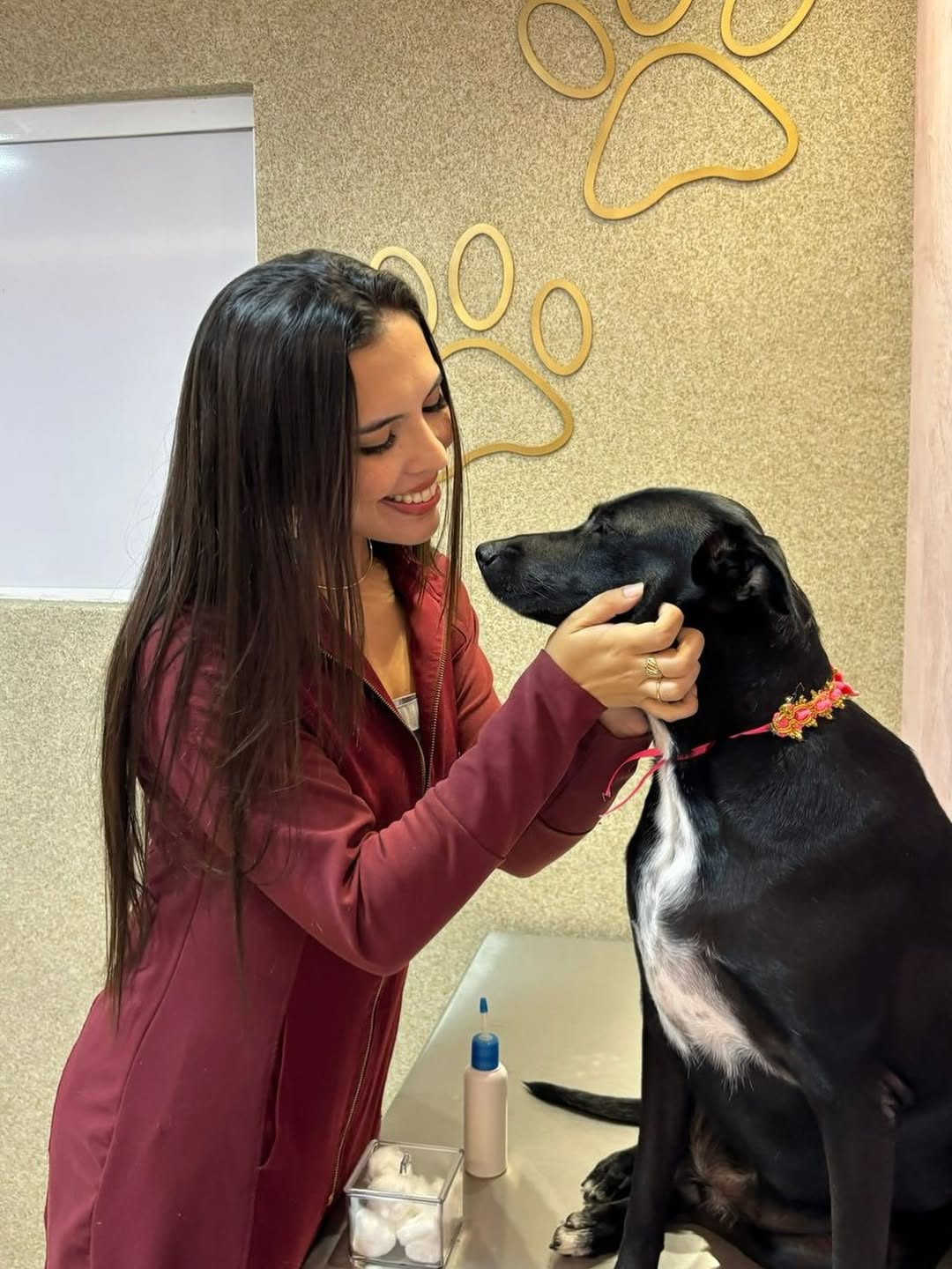 Dra. Raquel Souza em atendimento