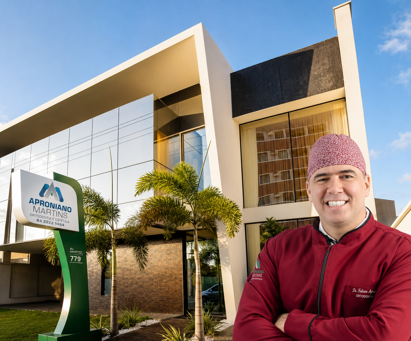Ambiente acolhedor da clínica Dr. Robson André